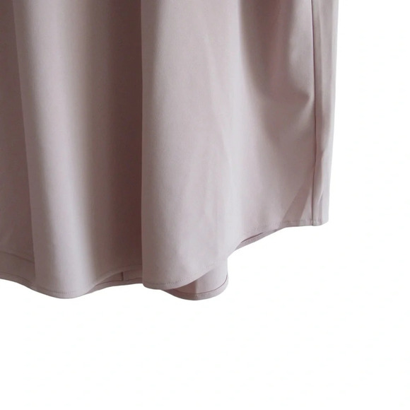 Uniqlo Womens Pink Short Sleeve Blouse Size XXL Crewneck Keyhole Back Careerwear - Picture 5 of 7